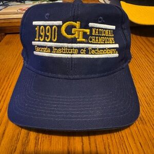 The Game Navy Blue Georgia Tech 1990 National Champions Hat